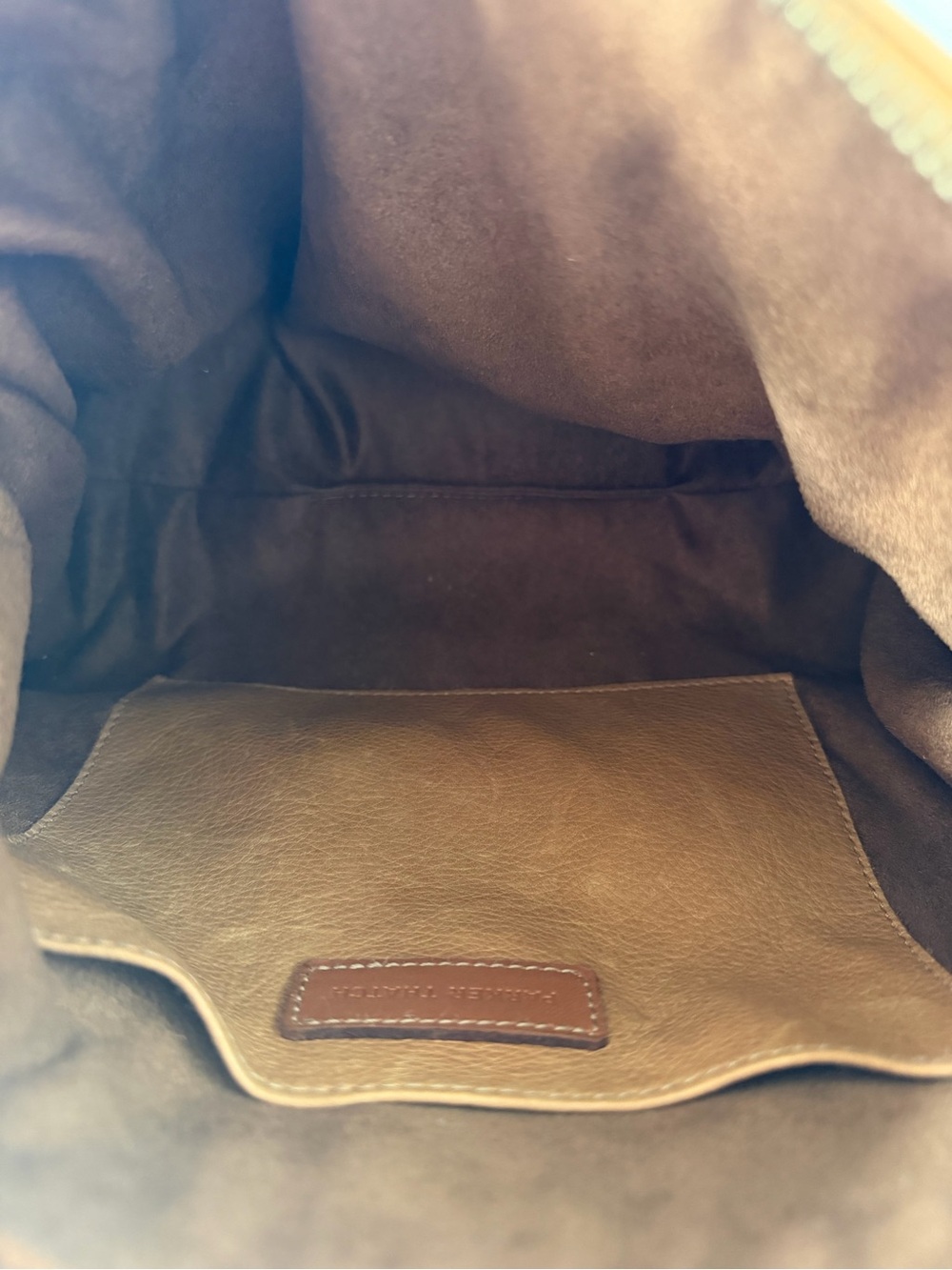 Heritage Broken-In Leather Shoulder Bag — Tan - Picture 6 of 11